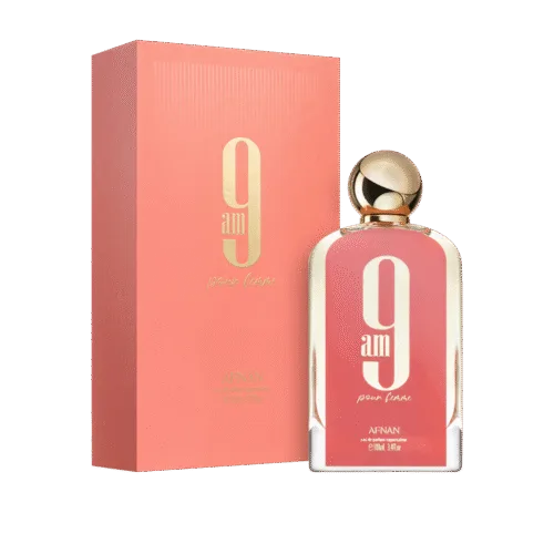 9AM Pour Femme de Afnan 100ml – Perfume Vibrante y Sofisticado para Mujer