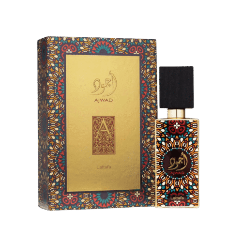 Ajwad de Lattafa 100ml – Fragancia Exquisita y Atractiva con Toques Amaderados