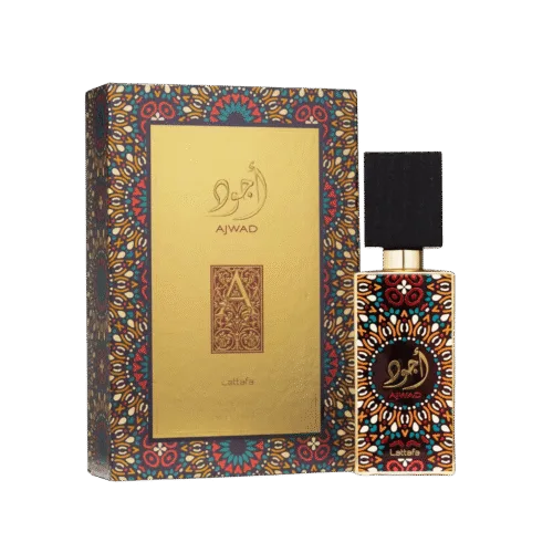 Ajwad de Lattafa 100ml – Fragancia Exquisita y Atractiva con Toques Amaderados